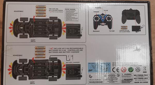 Remote-controlled toy car