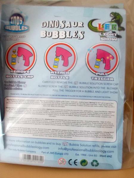 Bubble gun with LED