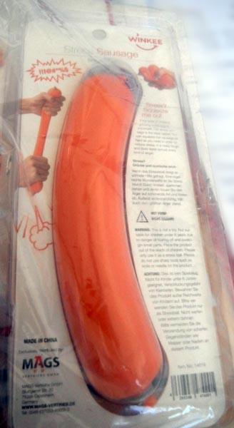 Anti-stress squeezable product