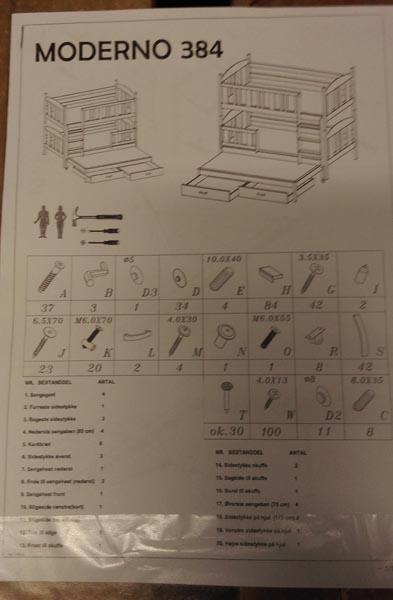 Photo of recalled product: Moderno 384 - Kubus 3 DK