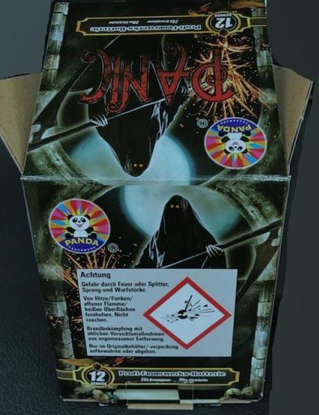 Photo of recalled product: Panic