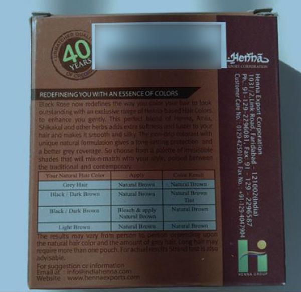 Hair colouring product
