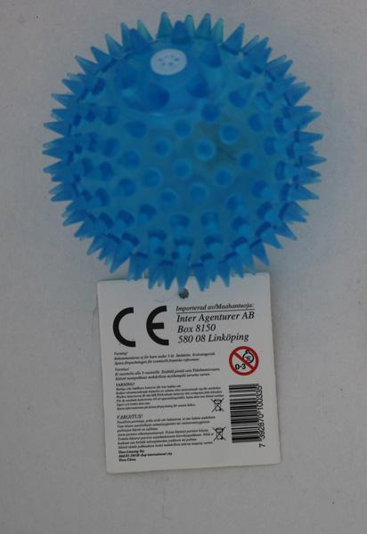 Photo of recalled product: Soft ball with spikes