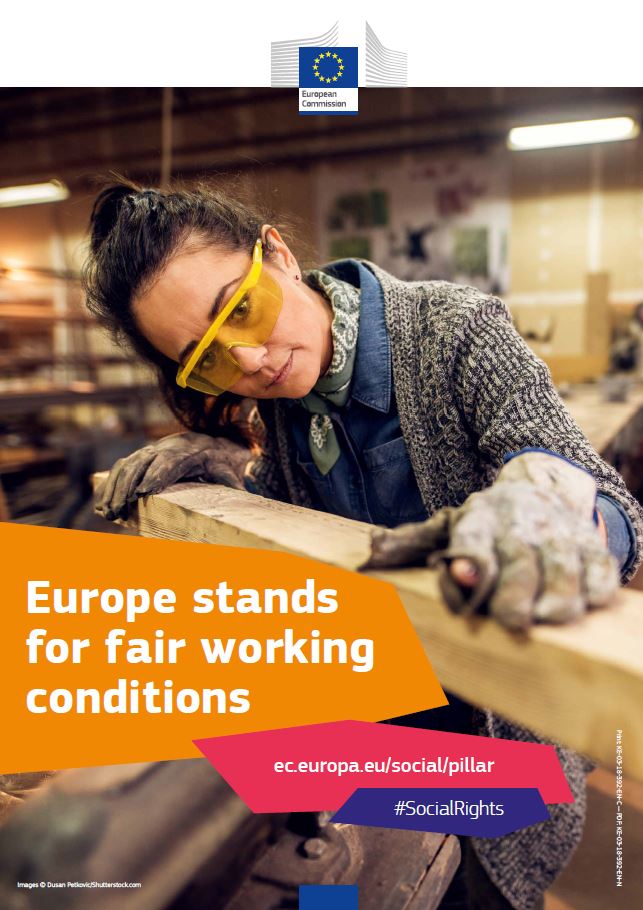 Poster – Europe stands for fair working conditions