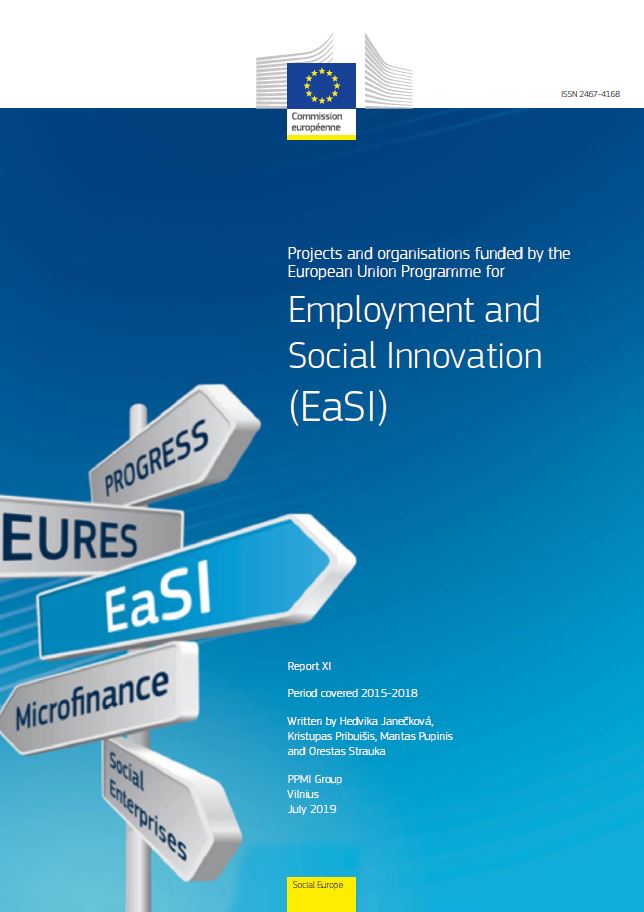Projects and organisations funded by the EaSI programmme - Report 11