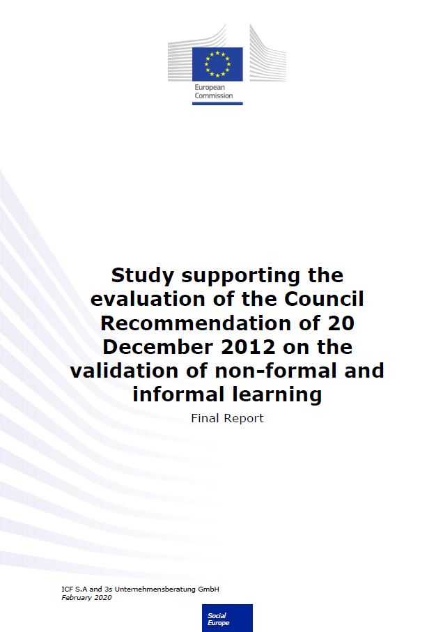 Study supporting the evaluation of the Council Recommendation on the validation of non-formal and informal learning
