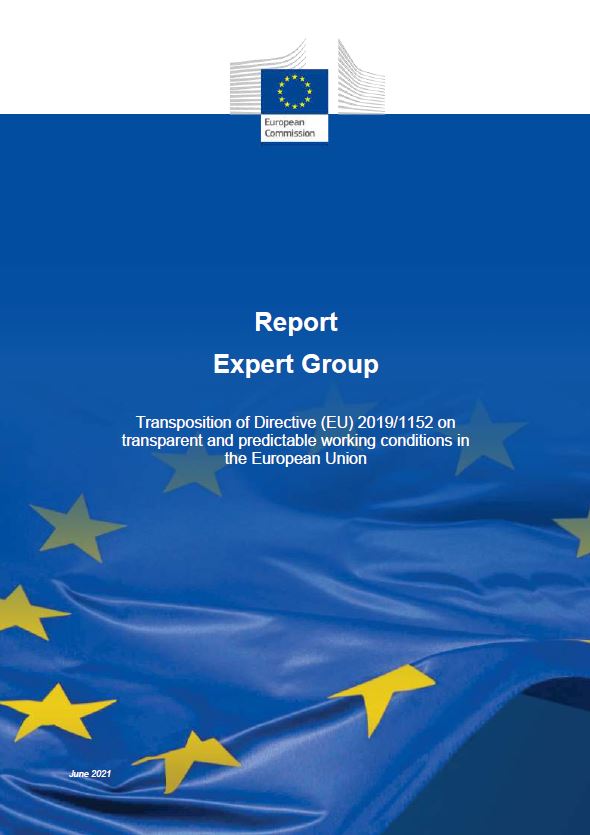 Report of the Expert Group on the Transposition of Directive on transparent and predictable working conditions 