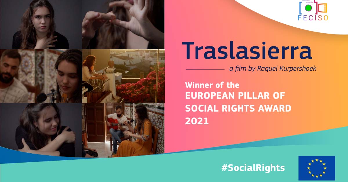 Banner of “Traslasierra” winner the European Pillar of Social Rights Award
