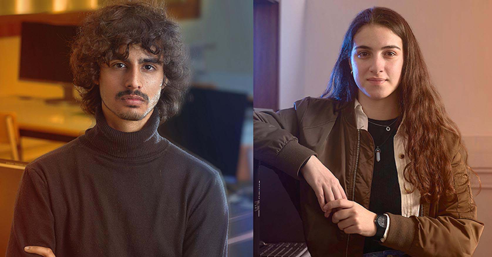 Rúben Dhanaraju and  Patrícia Oliveira: they took part  dual vocational certifications supported by the European Social Fund.