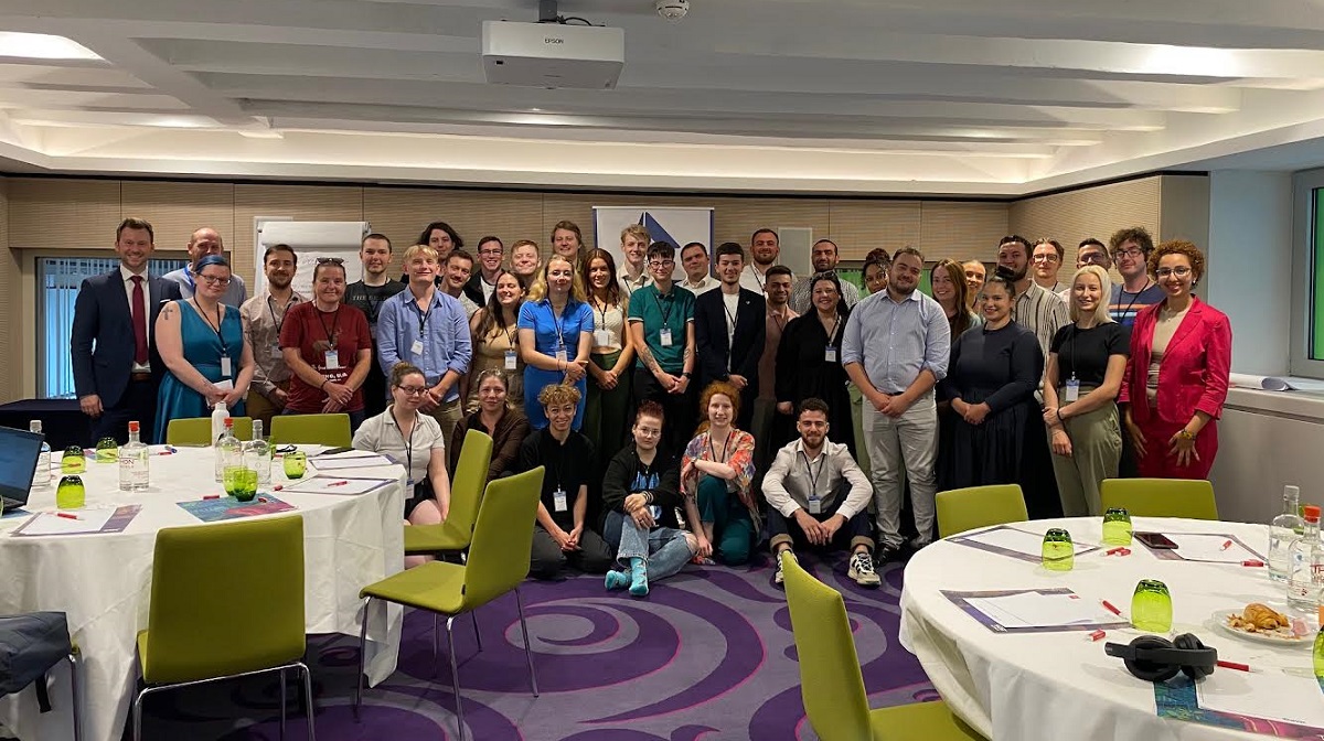 Group photo of attendees at the European Apprentices Network event