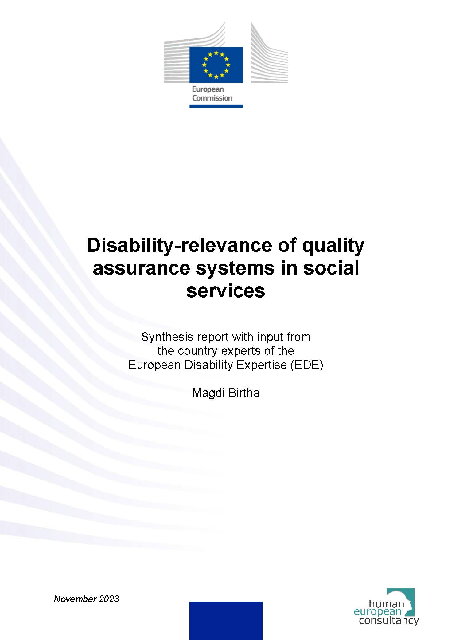 Disability-relevance of quality assurance systems in social services