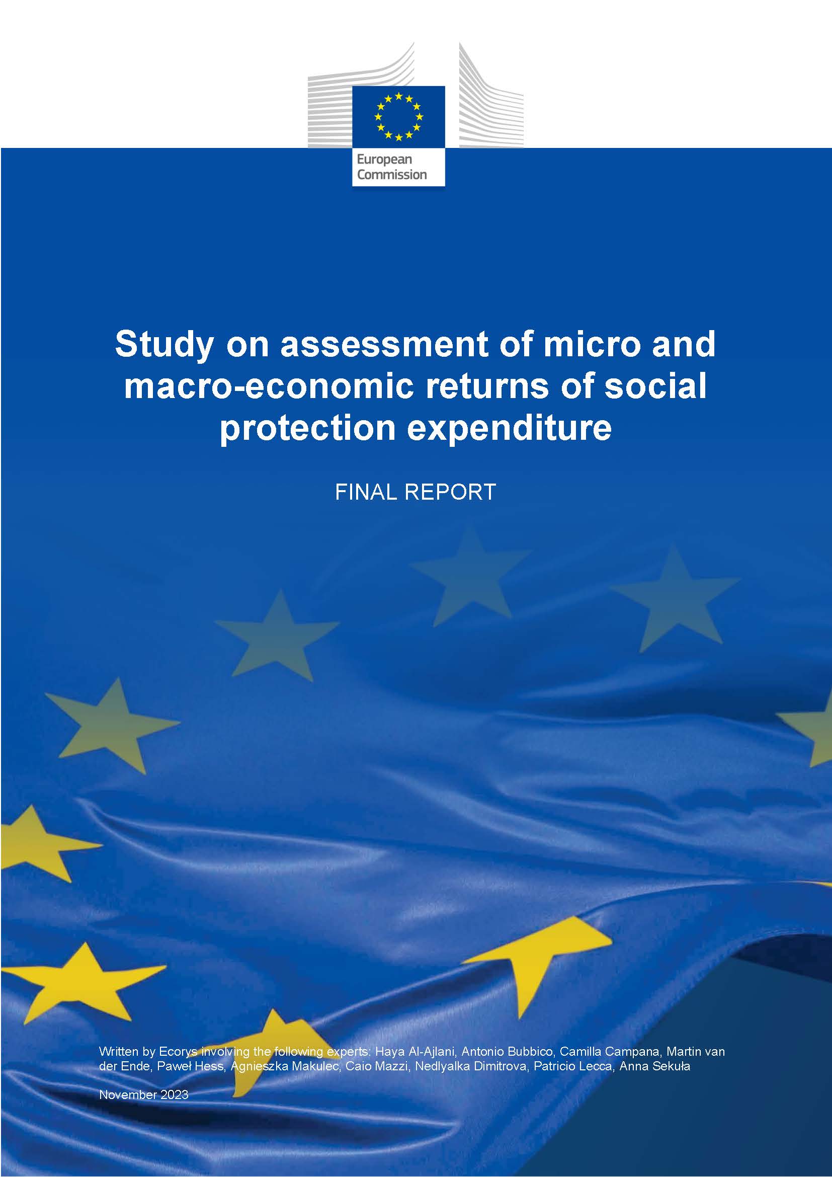 Study on assessment of micro and macro-economic returns of social protection expenditure