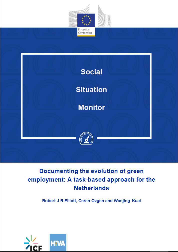 Documenting the evolution of green employment: A task-based approach for the Netherlands