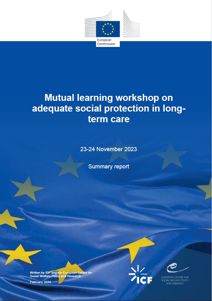 Mutual learning workshop on adequate social protection in long-term care
23-24 November 2023
Summary report