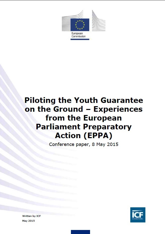 Piloting the Youth Guarantee on the Ground – EPPA/Experiences from the European Parliament Preparatory Action 