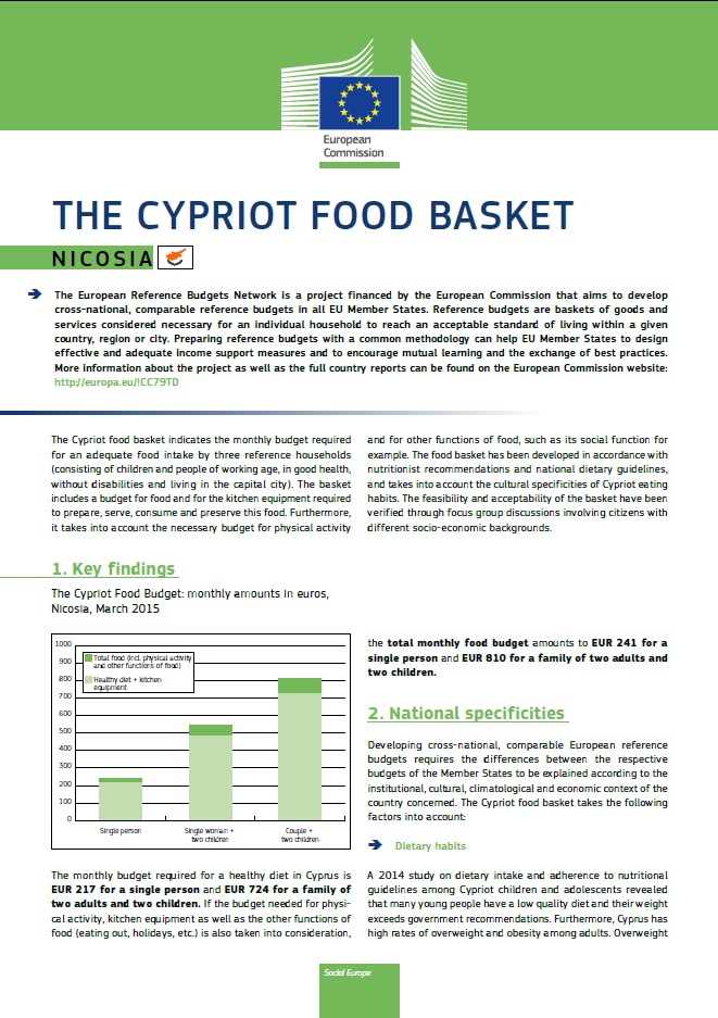 The Cypriot food basket - Nicosia