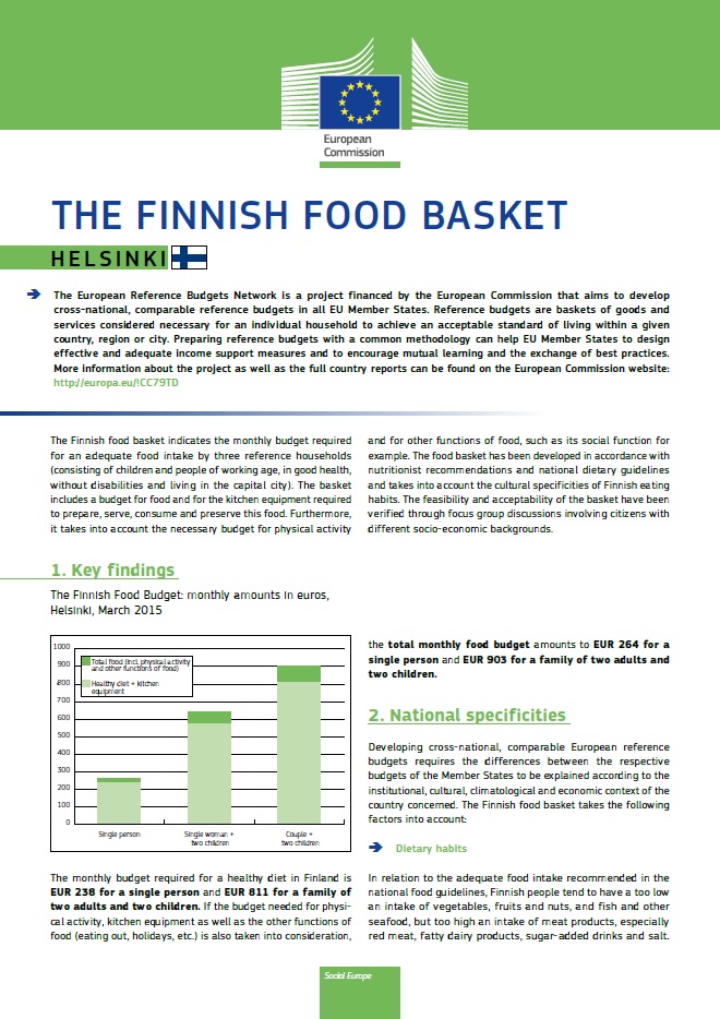 The Finnish food basket - Helsinki