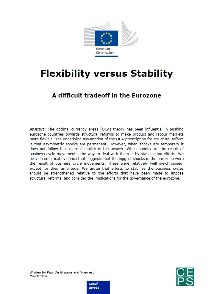 Flexibility versus Stability - A difficult tradeoff in the Eurozone