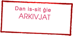 Dan is-sit ġie arkivjat (01/11/2014)