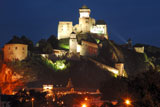 Castle in Trencin at night, slovakia - © Pavol Kmeto - Shutterstock, 2011